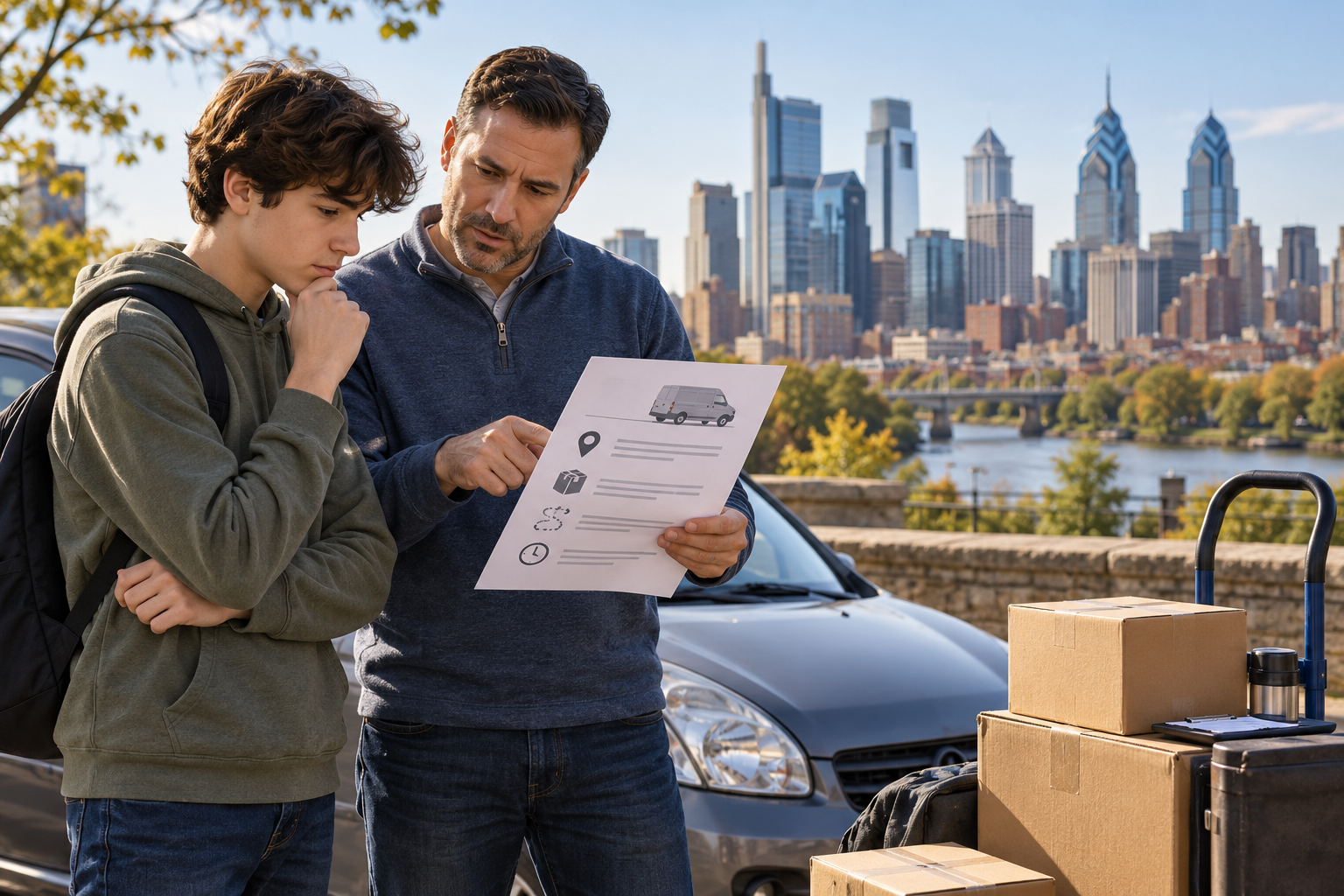 delivery driving at age 17 in Philadelphia: checking proposed driving duties against a limited exception before relying on a license or job title.