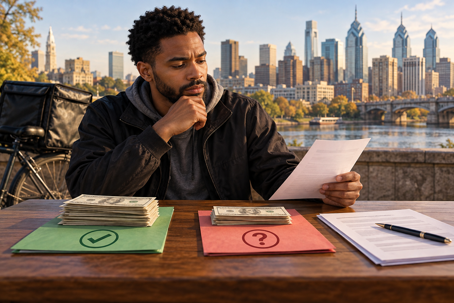 disputed final wages in Philadelphia delivery jobs: keeping an unconditional conceded payment separate from the unresolved balance and any separate settlement agreement.
