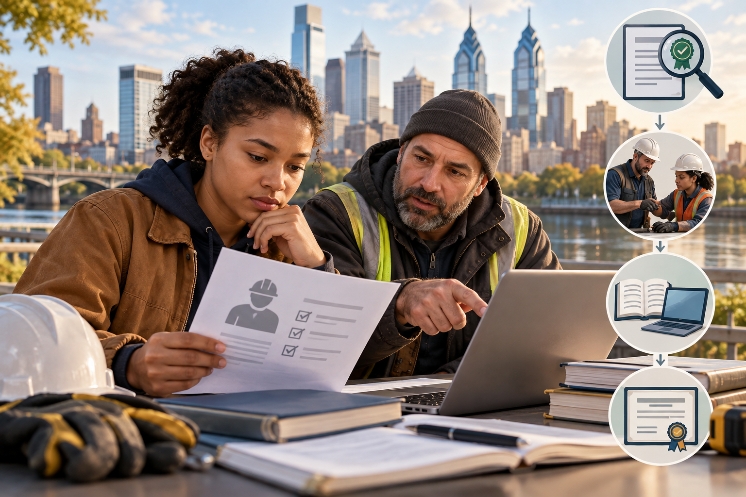 registered apprenticeships for Philadelphia delivery careers: checking program registration and the advertised opportunity before reviewing training and credentials.